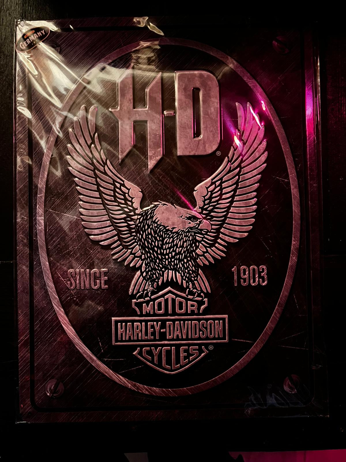 Diverse originele Harley Davidson Signs 30x40cm