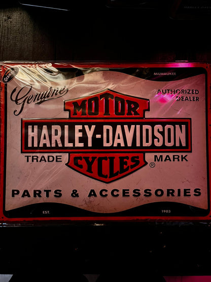 Diverse originele Harley Davidson Signs 30x40cm
