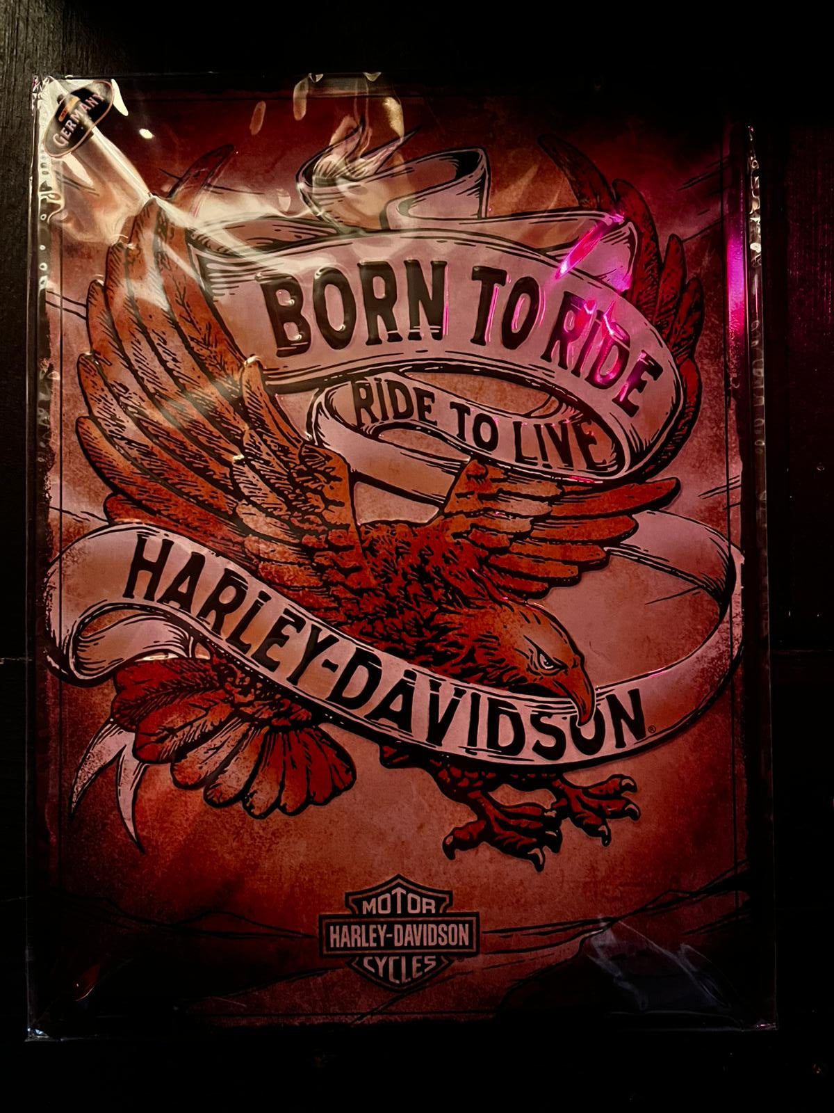 Diverse originele Harley Davidson Signs 30x40cm