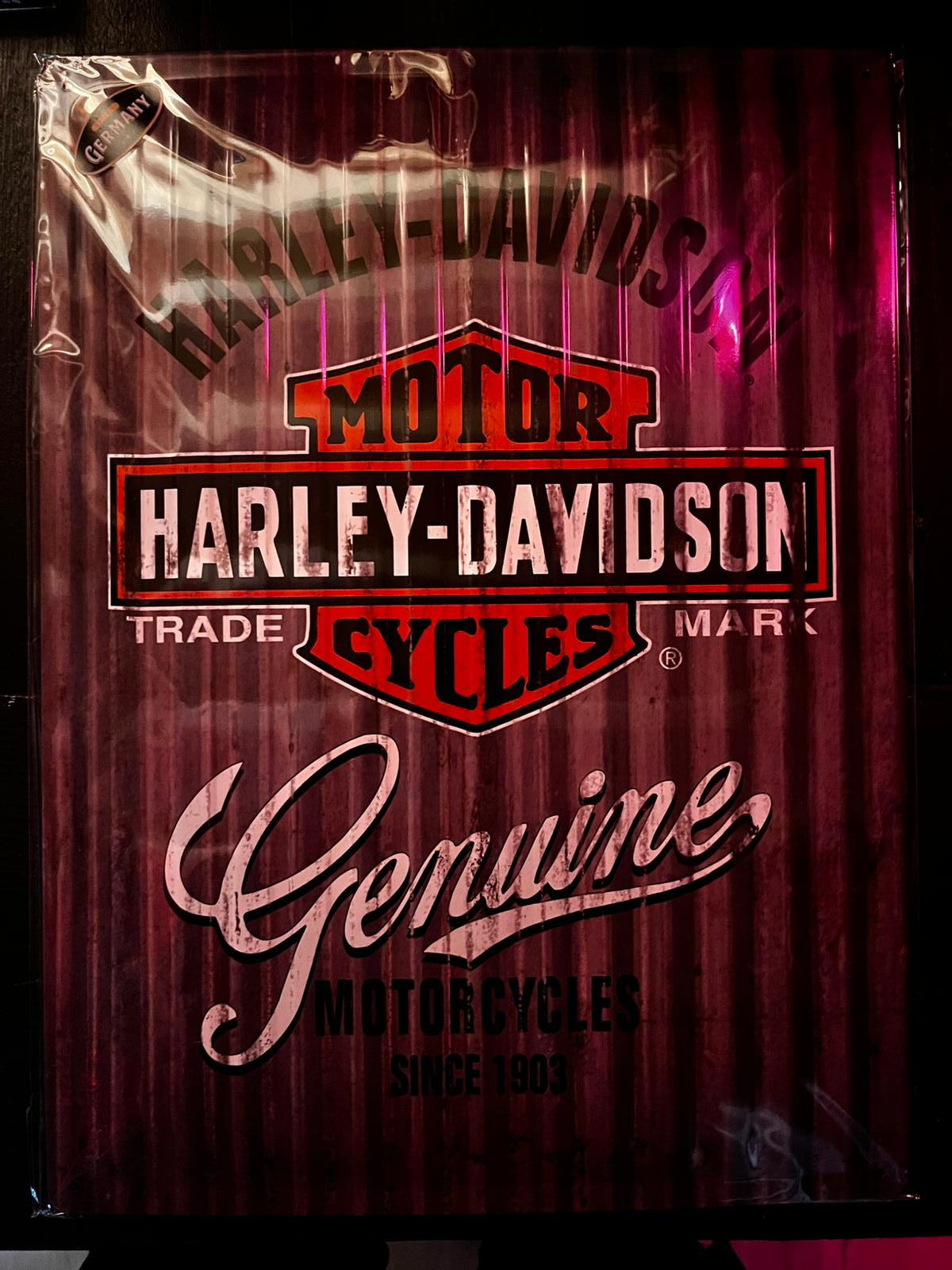 Diverse originele Harley Davidson Signs 30x40cm