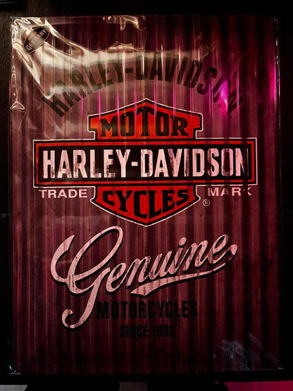 Diverse originele Harley Davidson Signs 30x40cm